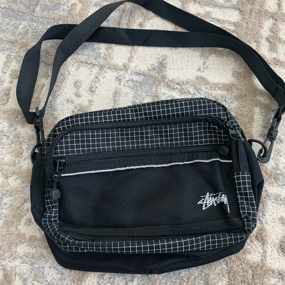 Stussy Diamond Ripstop Fanny Pack Shoulder Waist Bag